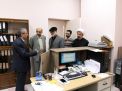 گزارش تصویری از بازدید هیات رئیسه دانشگاه از دانشکده علوم زمین